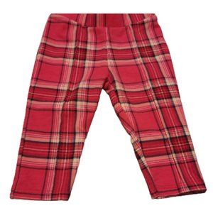 Newborn Pants Girls Red Striped Pull On